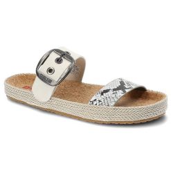 Białe Klapki Big Star Modne Buty Na Lato. Białe klapki damskie Big Star, z aplikacjami, ze skóry ekologicznej, bez obcasa. Za 109.00 zł.