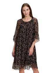 CARTOON Sukienka w kolorze czarnym rozmiar: 42. Czarne sukienki damskie Cartoon, na co dzień, bez wzorów, bez kołnierzyka, bez ramiączek, midi, proste. Za 135.17 zł.