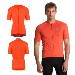 Koszulka rowerowa męska ATTABO Setvi. Brązowe t-shirty sportowe męskie ATTABO, m, bez ramiączek, rowerowe. Za 90.00 zł.