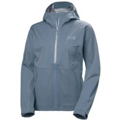 Damska kurtka turystyczna Helly Hansen Momentum 3L. Niebieskie kurtki damskie Helly Hansen, l, bez wzorów, bez kaptura. Za 1,069.50 zł.