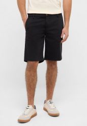 Męskie Szorty Mustang Style Brad Chino Shorts Black Beauty 1017473 4185. Czarne szorty męskie Mustang, z materiału, bez kołnierzyka. W wyprzedaży za 88.65 zł.