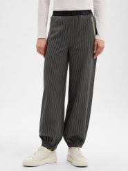Liu Jo Collection spodnie z niskim stanem Kobiety szary, L. Szare spodnie materiałowe damskie Liu Jo Collection, bez wzorów, eleganckie, z obniżonym stanem. Za 649.95 zł.