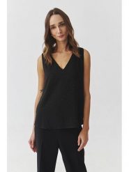 TATUUM Bluzka w kolorze czarnym rozmiar: 40. Czarne bluzki damskie Tatuum, bez wzorów, bez kołnierzyka, bez ramiączek. Za 119.68 zł.