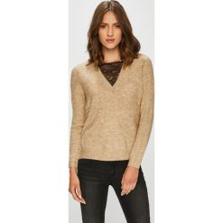 Only - Sweter Miramar. Szare swetry klasyczne damskie Only, m, z dzianiny, bez kołnierzyka. W wyprzedaży za 79.90 zł.