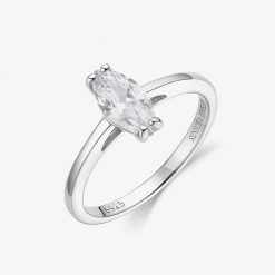 Sensora Jewelry MARBLE Pierścień Pierścionki 1 ct. Pierścionki damskie Sensora Jewelry, z cyrkonią, metalowe. Za 239.99 zł.
