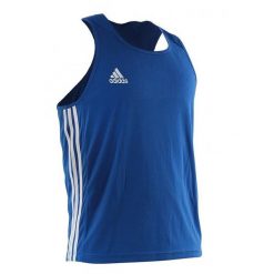 Tank top adidas Aiba. Niebieskie topy damskie Adidas, l, bez wzorów, bez kołnierzyka. Za 133.00 zł.