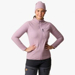 Bluza polarowa rozpinana Turystyka Damska Swedemount Geilo Fleece Full Zip II. Fioletowe bluzy bez kaptura damskie SWEDEMOUNT, z polaru. Za 129.99 zł.