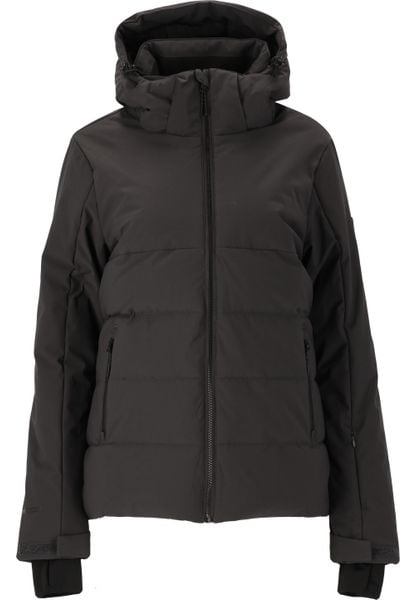 Damska kurtka narciarska Whistler Lakeland. Szare kurtki damskie WHISTLER, s, bez wzorów, z materiału, bez kaptura. Za 431.50 zł.
