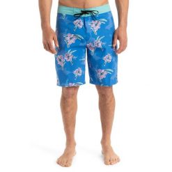 Spodenki boardshort dla Mężczyzn EVERYDAY STRAIGHT 20" Niebieski. Niebieskie szorty męskie Quiksilver, z materiału, bez kołnierzyka. Za 229.99 zł.
