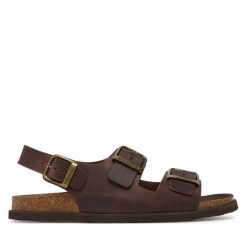 Sandały Scholl. Brązowe sandały męskie Scholl, bez zapięcia. Za 309.99 zł.
