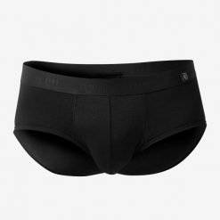 Slipy trekkingowe męskie Forclaz MT500 merino. Czarne slipki męskie FORCLAZ, bez wzorów, z dzianiny. Za 79.99 zł.