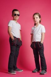 Koszulka Szpanerka dziecięca biała. Białe koszulki dziewczęce Hultaj Polski, m, bez wzorów, z bawełny, bez ramiączek. Za 89.00 zł.