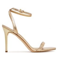 Sandały MICHAEL Michael Kors. Żółte sandały damskie MICHAEL Michael Kors, bez wzorów, bez obcasa, na szpilce. Za 739.99 zł.