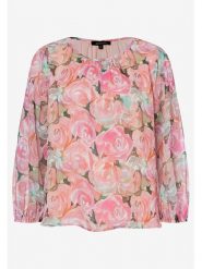 More & More Bluzka w kolorze jasnoróżowo-zielono-kremowym rozmiar: 42. Brązowe bluzki damskie MORE & MORE, bez wzorów, bez kołnierzyka, bez ramiączek. Za 82.99 zł.