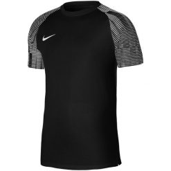 Koszulka męska Nike NK DF Academy JSY SS. Czarne t-shirty sportowe męskie Nike, m, z poliesteru, bez ramiączek, na fitness i siłownię, dri-fit (nike). Za 113.99 zł.