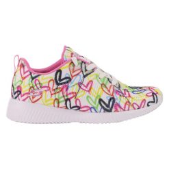 Buty na co dzień damskie SKECHERS BOBS SQUAD sportowe ozdobne. Białe buty sportowe na co dzień damskie Skechers, z aplikacjami, trekkingowe. Za 243.00 zł.