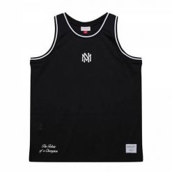 Koszulka sportowa męska Mitchell & Ness Branded Legendary Swingman Jersey. Czarne t-shirty sportowe męskie Mitchell & Ness, m, z jersey, bez ramiączek. Za 299.00 zł.