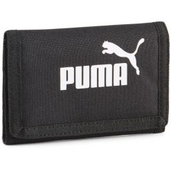 Portfel Puma Phase, Dla obu płci. Czarne portfele damskie Puma, bez wzorów, z poliesteru. Za 90.00 zł.