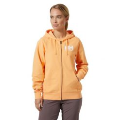 Bluza sportowa damska Helly Hansen Hh Logo Full Zip 2.0. Brązowe bluzy sportowe damskie Helly Hansen, l. Za 553.00 zł.