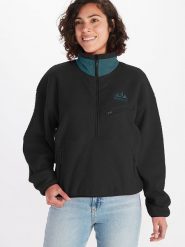 Marmot Bluza polarowa "94 E.C.O." w kolorze czarno-zielonym rozmiar: XL. Czarne bluzy bez kaptura damskie Marmot, xl, z polaru. Za 188.85 zł.