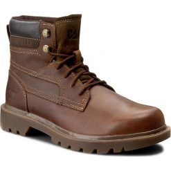 Trapery CATERPILLAR - Bridgeport P719195 Brown Sugar. Brązowe buty zimowe męskie CATerpillar, z materiału, bez zapięcia. W wyprzedaży za 279.00 zł.