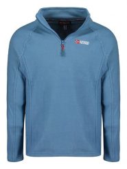 Geographical Norway Bluza polarowa "Tug" w kolorze niebieskim rozmiar: XL. Niebieskie bluzy bez kaptura męskie Geographical Norway, xl, z polaru. Za 101.23 zł.
