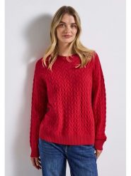 Cecil Sweter w kolorze czerwonym rozmiar: 40. Czerwone swetry klasyczne damskie Cecil, bez kołnierzyka. Za 148.61 zł.