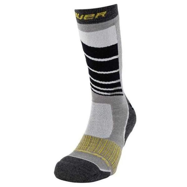 Skarpety Hokejowe Unisex Dla Dorosłych Pro Supreme Tall. Szare skarpetki damskie BAUER, bez wzorów, z elastanu. Za 227.99 zł.