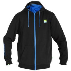 Bluza Męska Wędkarska Rozpinana Z Nadrukiem Preston Pro Zip Hoodie. Czarne bluzy bez kaptura męskie PRESTON INNOVATIONS, m. Za 219.99 zł.
