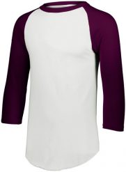Koszulka baseballowa 3/4 Augusta Sportswear Mouw 2.0 dla dorosłych. Czerwone t-shirty damskie AUGUSTA SPORTSWEAR, m, bez wzorów, z bawełny, bez kołnierzyka. Za 129.95 zł.