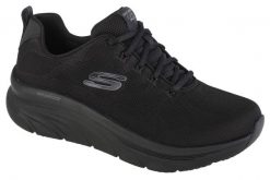 Buty Kobieta Skechers D' Lux Walker Get Oasis czarny. Czarne buty sportowe na co dzień damskie Skechers, bez wzorów, z gumy, trekkingowe. Za 469.99 zł.
