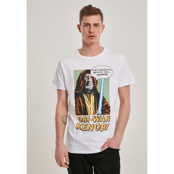 T-shirt urban classic obi-wan kenobi biały. Białe t-shirty męskie Urban Classics, m, bez wzorów, bez kołnierzyka. Za 160.50 zł.