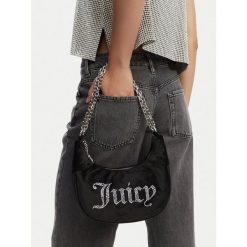Torebka Juicy Couture. Czarne torebki klasyczne damskie Juicy Couture, bez wzorów, bez dodatków. Za 269.99 zł.