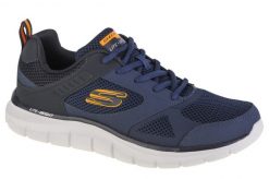 Buty sportowe Sneakersy męskie, Skechers Track-Syntac. Niebieskie buty sportowe na co dzień męskie Skechers, z materiału, bez zapięcia, trekkingowe. Za 249.99 zł.