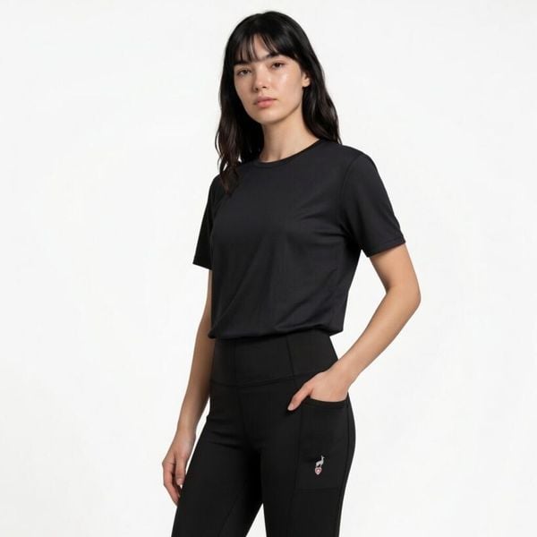 Legginsy trekkingowe damskie AULP DETER z kieszenią. Czarne bielizna termoaktywna damska Aulp, l, bez wzorów, z elastanu. Za 179.99 zł.