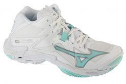 Buty do siatkówki damskie, Wave Lightning Z8 Mid. Niebieskie obuwie do biegania damskie Mizuno, mizuno wave. Za 632.99 zł.