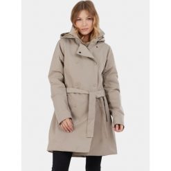Płaszcz Przeciwdeszczowy Damski Fundango Charlotte. Brązowe kurtki przeciwdeszczowe damskie Fundango, l, bez wzorów, sportowe. Za 499.90 zł.
