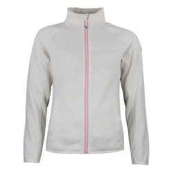 Kurtka polarowa damska Peak Mountain Ator. Brązowe kurtki damskie Peak Mountain, xl, z aplikacjami, z polaru, bez kaptura. Za 259.00 zł.