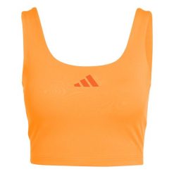 Damski tank top adidas Optime Workout Twist Light. Brązowe topy sportowe damskie Adidas, l, bez wzorów, z materiału, bez ramiączek. Za 170.50 zł.