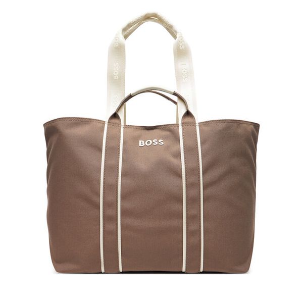 Torebka BOSS. Brązowe torebki klasyczne damskie Boss, bez wzorów, bez dodatków. Za 479.99 zł.