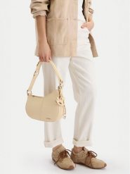 Badura Torebka CEO-LITA-DT26280-A Beżowy. Brązowe torebki klasyczne damskie Badura, bez wzorów, ze skóry, bez dodatków. Za 219.99 zł.