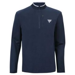 Bluza 1/4 zamka błyskawicznego Tecnifibre. Niebieskie bluzy z kapturem męskie TECNIFIBRE, na zimę, l, z elastanu. Za 359.99 zł.