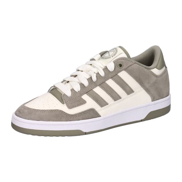 Buty Mężczyzna Adidas Rapid Court Low szary. Białe buty wizytowe męskie Adidas, z materiału, bez zapięcia. Za 282.60 zł.