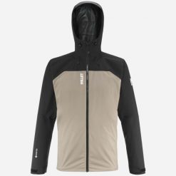 Kurtka trekkingowa Gore-Tex męska MILLET Seneca Gtx 2 L Jkt active fit. Brązowe kurtki męskie Millet, l, bez wzorów, z gore-texu, z kapturem. Za 1,369.00 zł.