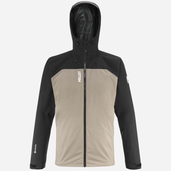 Kurtka trekkingowa Gore-Tex męska MILLET Seneca Gtx 2 L Jkt active fit. Brązowe kurtki męskie Millet, l, bez wzorów, z gore-texu, z kapturem. Za 1,369.00 zł.