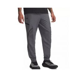 Spodnie dresowe Under Armour UNSTOPPABLE CARGO. Szare spodnie sportowe męskie Under Armour, z dresówki. Za 501.75 zł.