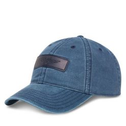 Czapka z daszkiem Aeronautica Militare. Niebieskie czapki męskie AERONAUTICA MILITARE, bez wzorów. Za 219.99 zł.