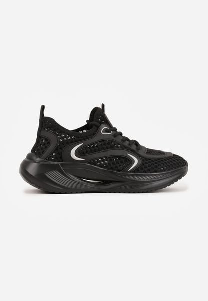 Czarne Siateczkowe Buty Sportowe Sneakersy z Geometrycznymi Wstawkami Launret. Czarne buty fitness męskie Born2be, z jeansu, bez zapięcia, na fitness i siłownię. Za 119.99 zł.