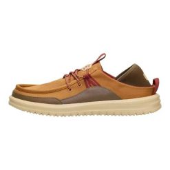 HeyDude Męskie Mokasyny Bradley Blipper Nylon. Brązowe mokasyny męskie Hey dude, z materiału. Za 379.00 zł.