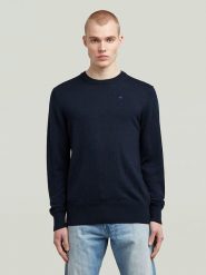 G-Star Wełniany sweter w kolorze granatowym rozmiar: XXL. Niebieskie swetry męskie G-Star, xxl, bez wzorów, z wełny, bez kołnierzyka. Za 284.95 zł.